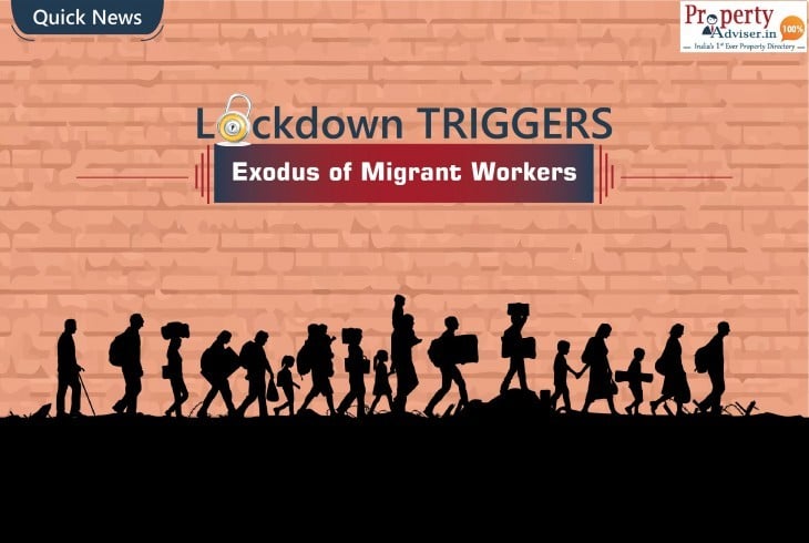 Lockdown Triggers an Exodus of Migrant Workers 
